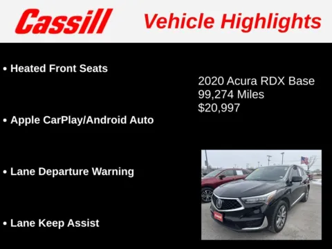 Another view of 2020 Acura RDX Technology Package for sale in Cedar Rapids, IA at Cassill Motors