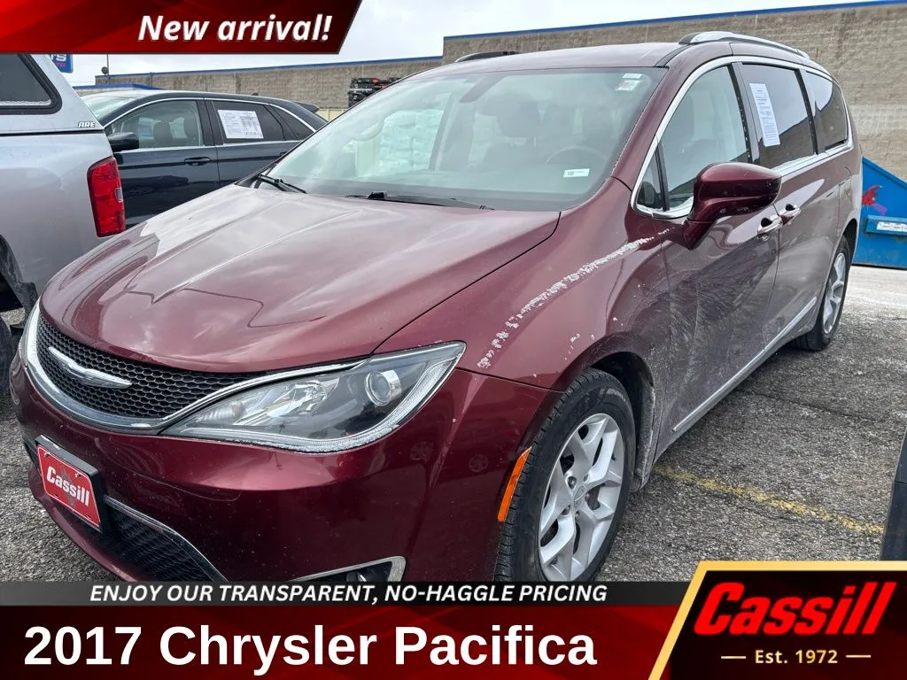 Red 2017 Chrysler Pacifica Touring L Plus for sale in Cedar Rapids, IA