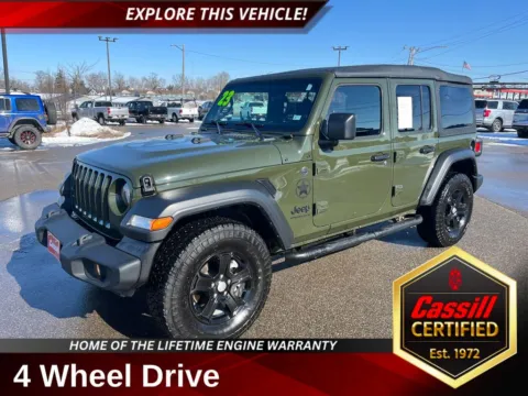Green 2023 Jeep Wrangler Sport S for sale in Cedar Rapids, IA