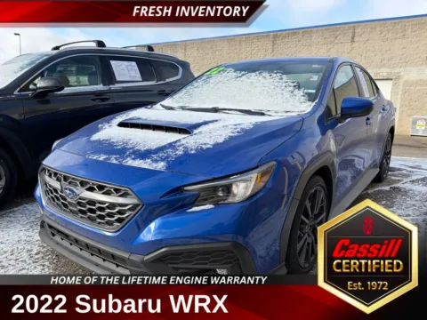 Blue 2022 Subaru WRX Premium for sale in Cedar Rapids, IA
