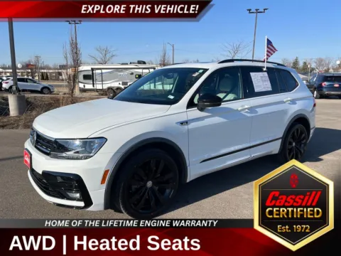 White 2020 Volkswagen Tiguan 2.0T SE R-Line Black for sale in Cedar Rapids, IA