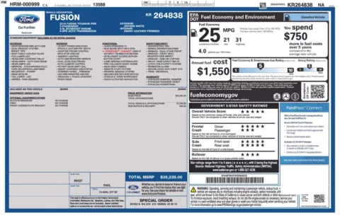 Another view of 2019 Ford Fusion Titanium for sale in Cedar Rapids, IA at Cassill Motors