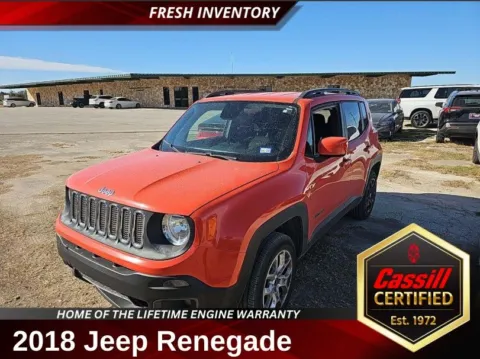 Orange 2018 Jeep Renegade Latitude for sale in Cedar Rapids, IA