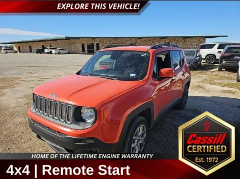 Orange 2018 Jeep Renegade Latitude for sale in Cedar Rapids, IA