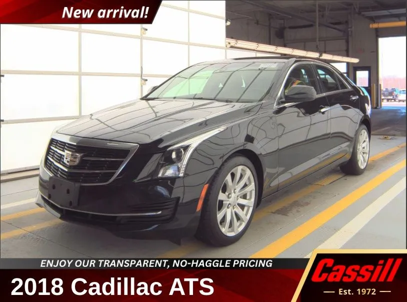 Black 2018 Cadillac ATS 2.0L Turbo for sale in Cedar Rapids, IA