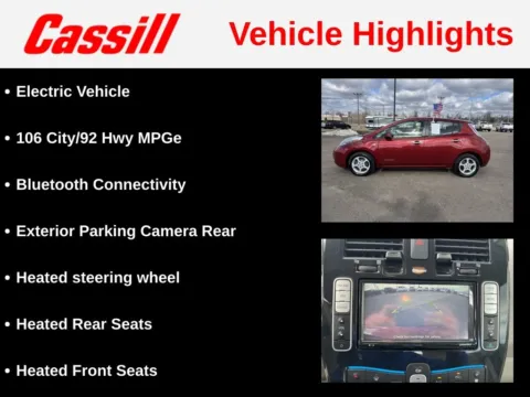 More photos of 2012 Nissan Leaf SL at Cassill Motors, IA