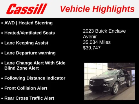 Another view of 2023 Buick Enclave Avenir for sale in Cedar Rapids, IA at Cassill Motors