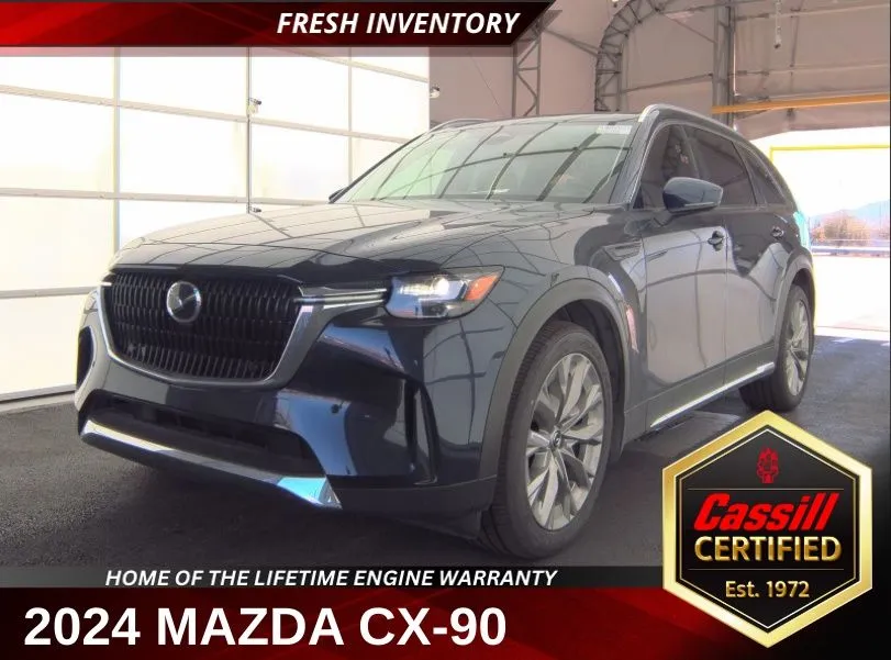 Blue 2024 Mazda CX-90 3.3 Turbo Premium for sale in Cedar Rapids, IA