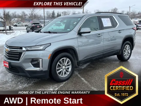 Gray 2023 Chevrolet Traverse LT Leather for sale in Cedar Rapids, IA