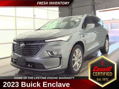 Gray 2023 Buick Enclave Essence for sale in Cedar Rapids, IA