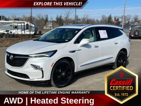 White 2023 Buick Enclave Essence for sale in Cedar Rapids, IA