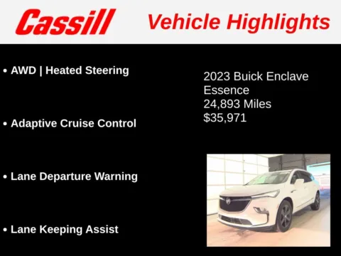 Another view of 2023 Buick Enclave Essence for sale in Cedar Rapids, IA at Cassill Motors