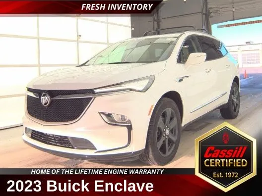 White 2023 Buick Enclave Essence for sale in Cedar Rapids, IA