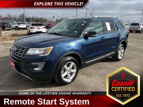 Blue 2017 Ford Explorer XLT for sale in Cedar Rapids, IA