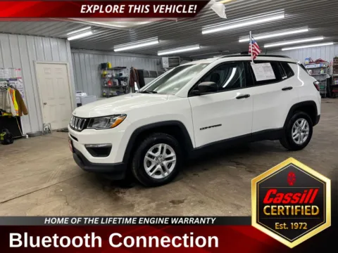 White 2018 Jeep Compass Sport for sale in Cedar Rapids, IA