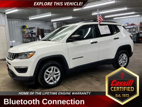 White 2018 Jeep Compass Sport for sale in Cedar Rapids, IA