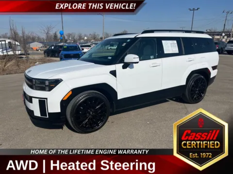 White 2024 Hyundai Santa Fe Calligraphy for sale in Cedar Rapids, IA