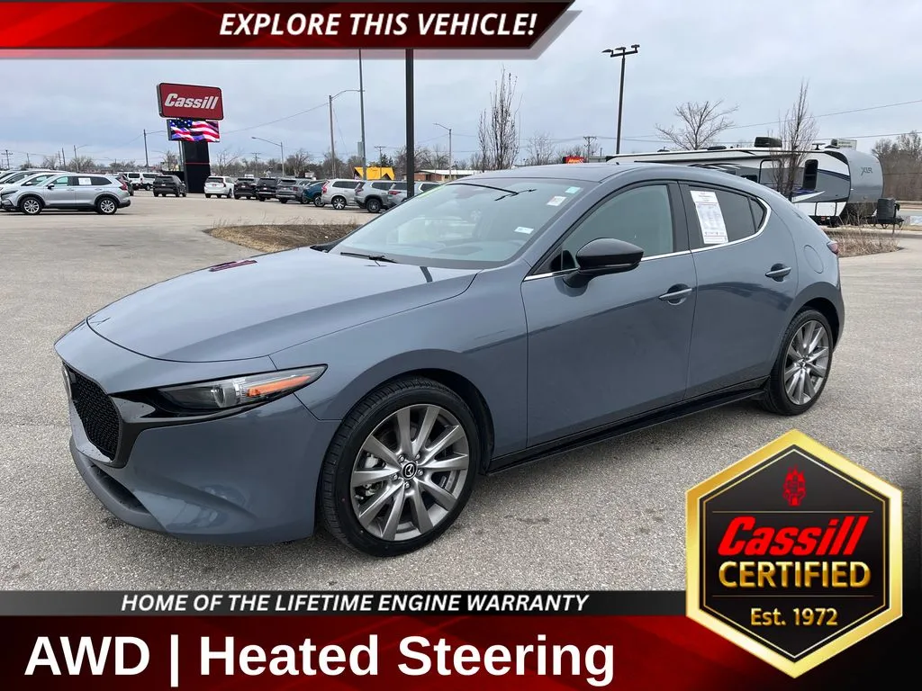 Gray 2023 Mazda Mazda3 2.5 Turbo for sale in Cedar Rapids, IA