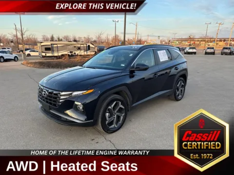 Blue 2024 Hyundai Tucson Hybrid SEL Convenience for sale in Cedar Rapids, IA