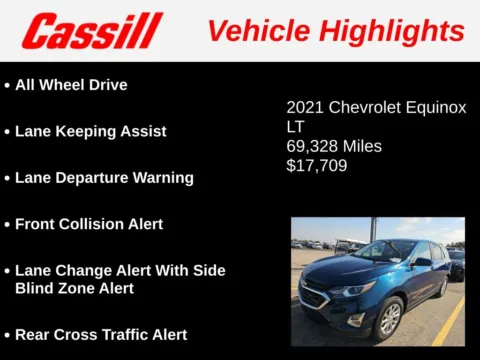 Another view of 2021 Chevrolet Equinox LT for sale in Cedar Rapids, IA at Cassill Motors