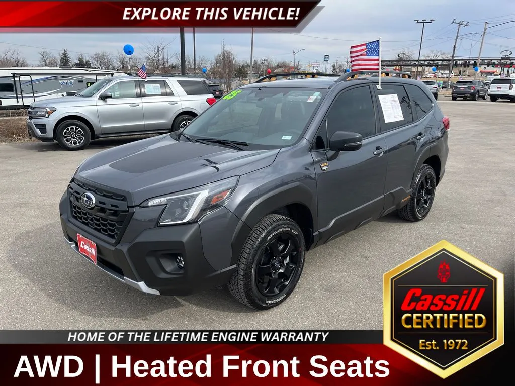 Gray 2025 Subaru Forester Wilderness for sale in Cedar Rapids, IA
