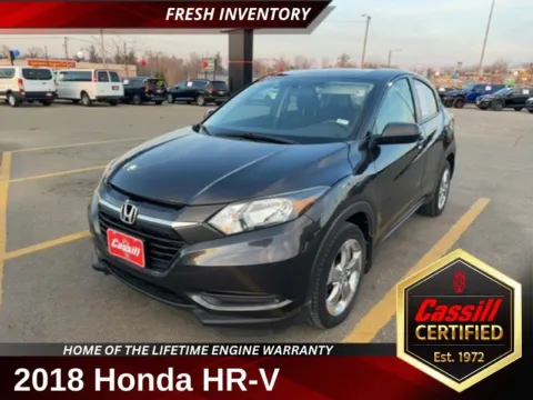 Black 2018 Honda HR-V LX for sale in Cedar Rapids, IA