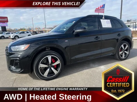 Black 2024 Audi Q5 45 S line Prestige for sale in Cedar Rapids, IA