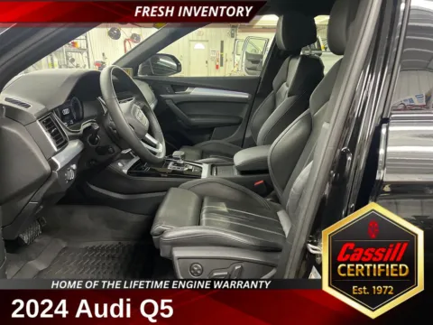 Black 2024 Audi Q5 45 S line Prestige for sale in Cedar Rapids, IA