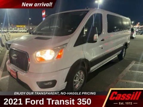 White 2021 Ford Transit-350 XLT for sale in Cedar Rapids, IA