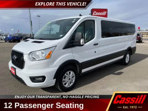 White 2021 Ford Transit-350 XLT for sale in Cedar Rapids, IA