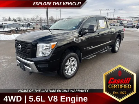 Black 2022 Nissan Titan XD SV for sale in Cedar Rapids, IA