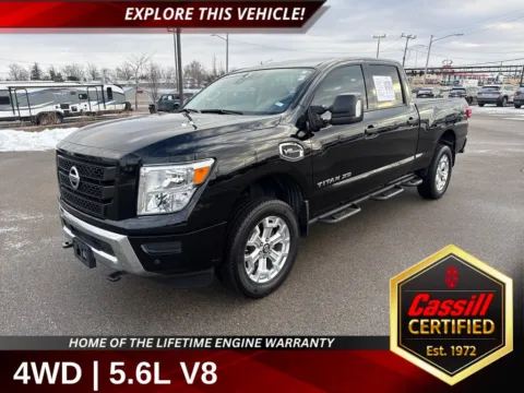 Black 2022 Nissan Titan XD SV for sale in Cedar Rapids, IA