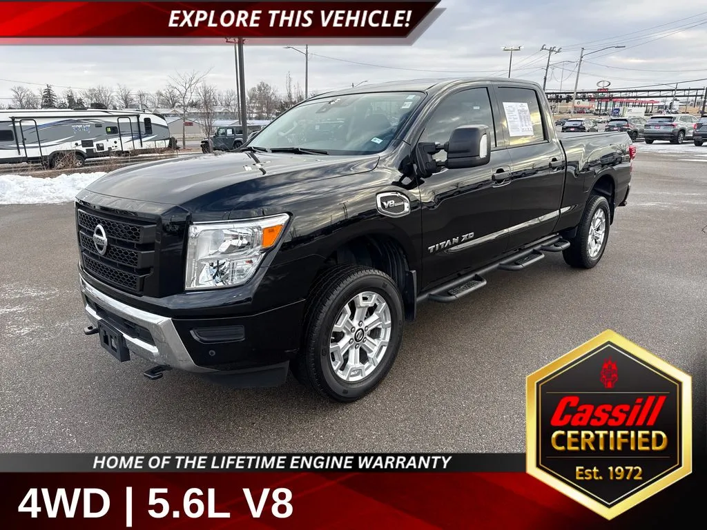 Black 2022 Nissan Titan XD SV for sale in Cedar Rapids, IA