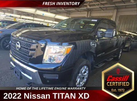 Black 2022 Nissan Titan XD SV for sale in Cedar Rapids, IA