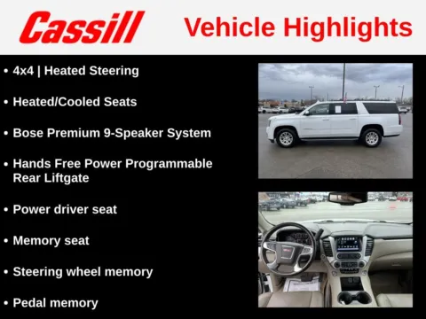 More photos of 2019 GMC Yukon XL SLT at Cassill Motors, IA