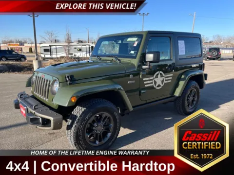 Green 2016 Jeep Wrangler Sahara for sale in Cedar Rapids, IA