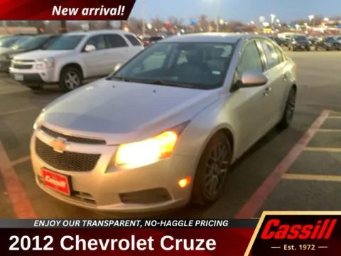 Silver 2012 Chevrolet Cruze ECO for sale in Cedar Rapids, IA
