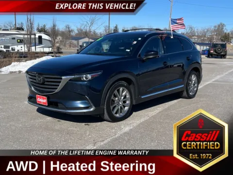 Blue 2018 Mazda CX-9 Grand Touring for sale in Cedar Rapids, IA