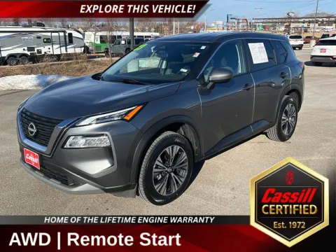 Gray 2023 Nissan Rogue SV for sale in Cedar Rapids, IA