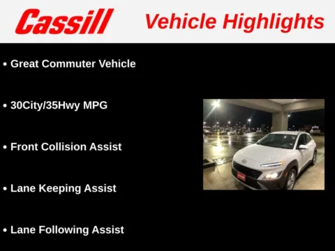 More photos of 2022 Hyundai Kona SE at Cassill Motors, IA