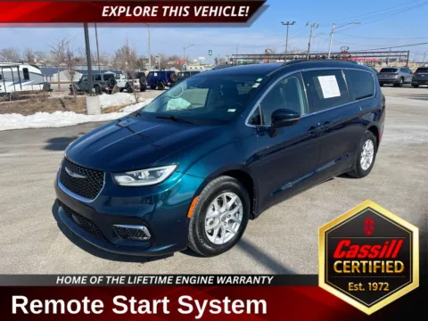 Blue 2022 Chrysler Pacifica Touring L for sale in Cedar Rapids, IA