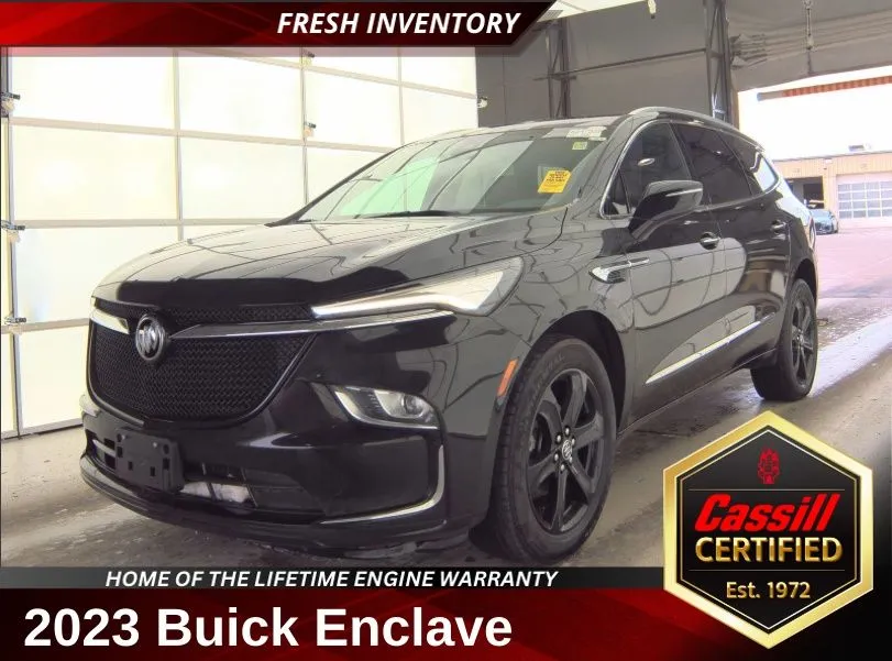 Black 2023 Buick Enclave Essence for sale in Cedar Rapids, IA
