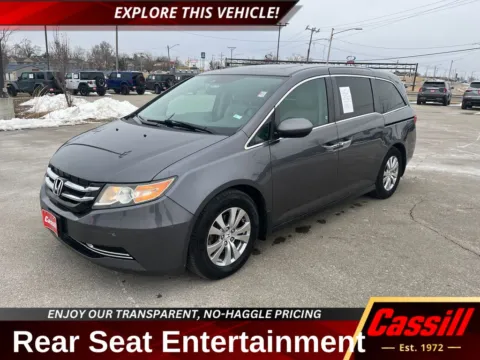 Gray 2016 Honda Odyssey EX-L for sale in Cedar Rapids, IA