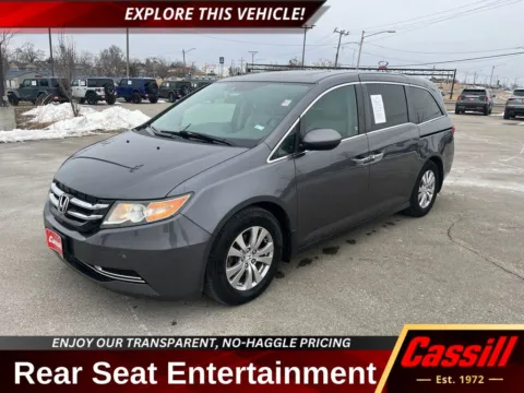 Gray 2016 Honda Odyssey EX-L for sale in Cedar Rapids, IA