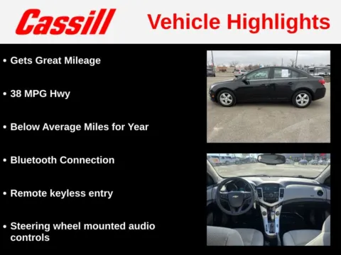 More photos of 2015 Chevrolet Cruze 1LT at Cassill Motors, IA