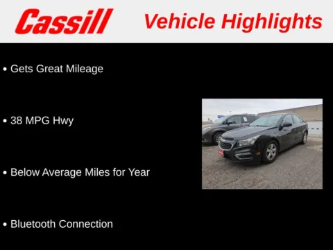 Another view of 2015 Chevrolet Cruze 1LT for sale in Cedar Rapids, IA at Cassill Motors