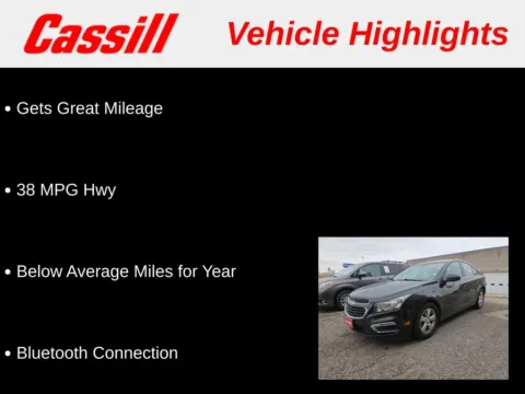 Another view of 2015 Chevrolet Cruze 1LT for sale in Cedar Rapids, IA at Cassill Motors