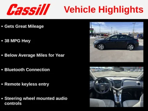 More photos of 2015 Chevrolet Cruze 1LT at Cassill Motors, IA