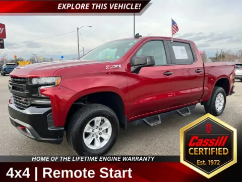Red 2022 Chevrolet Silverado 1500 LTD LT Trail Boss for sale in Cedar Rapids, IA