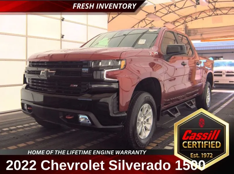 Red 2022 Chevrolet Silverado 1500 LTD LT Trail Boss for sale in Cedar Rapids, IA
